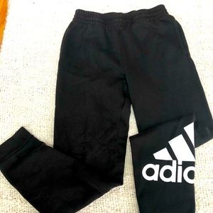 Adidas Black Sweatpants, Regular Fit, Size 14